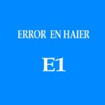 ERROR-E1