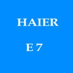 Error E7 en HAIER